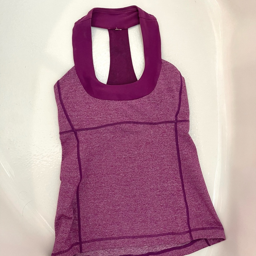 Lululemon Purple Racerback tank top size 6